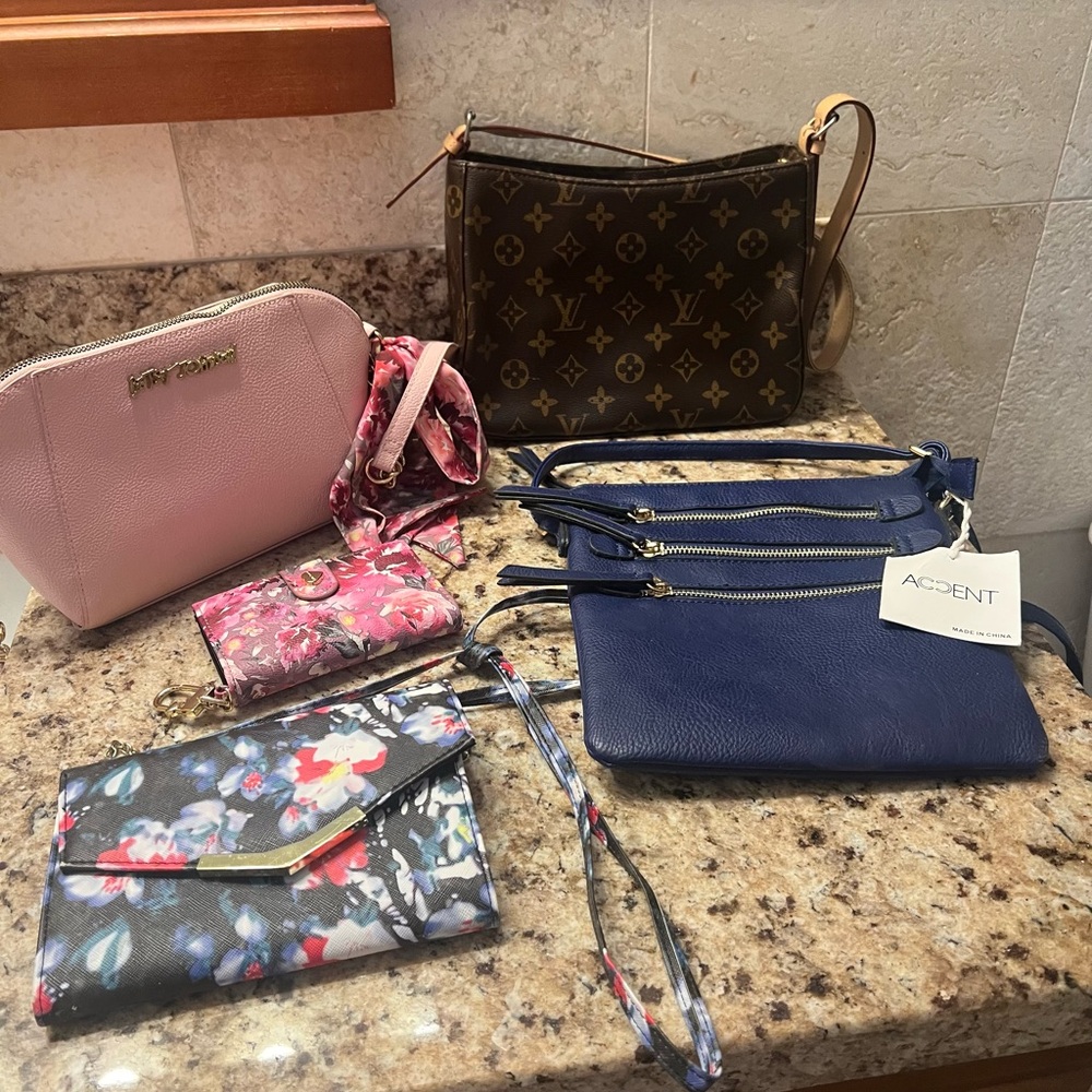 Blue Crossbody Bag